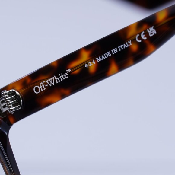 ?️ New Off-White OERJ075 STYLE 75 6000 Eyeglasses - Havana Frame 53mm